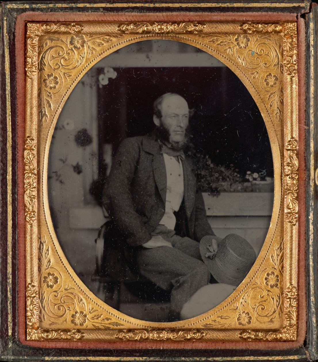 Porträt eines Mannes, ca. 1860 (Foto) von British Photographer