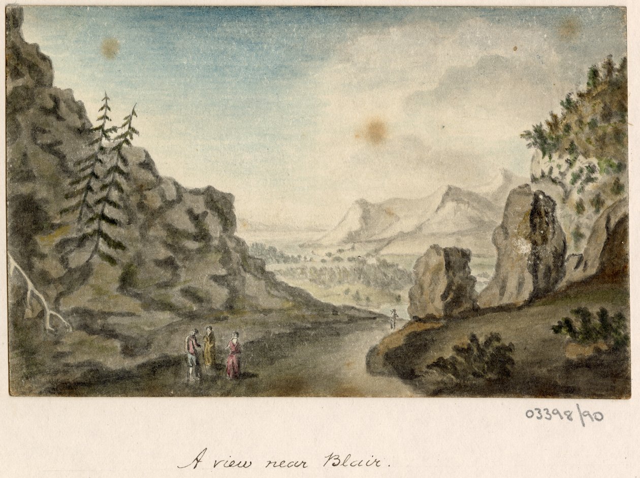 Eine Reihe von Skizzen, Ansichten in Großbritannien, dem Kontinent und Amerika 1772-1778 von British School