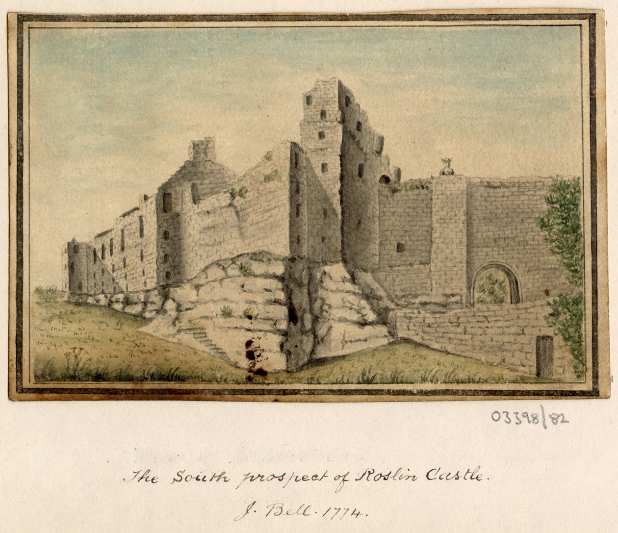 Eine Serie von Skizzen, Ansichten in Großbritannien, dem Kontinent und Amerika 1772-1778 von British School
