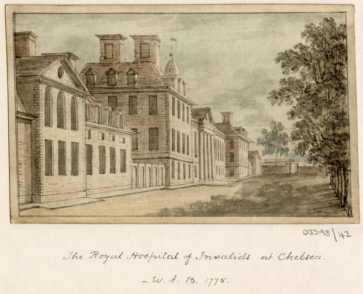 Eine Serie von Skizzen, Ansichten in Großbritannien, dem Kontinent und Amerika 1772-1778 von British School