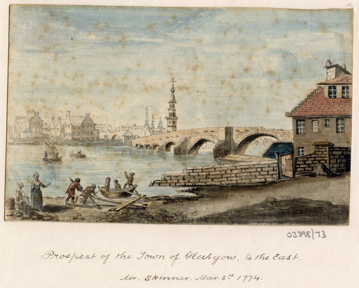 Eine Serie von Skizzen, Ansichten in Großbritannien, dem Kontinent und Amerika 1772-1778 von British School