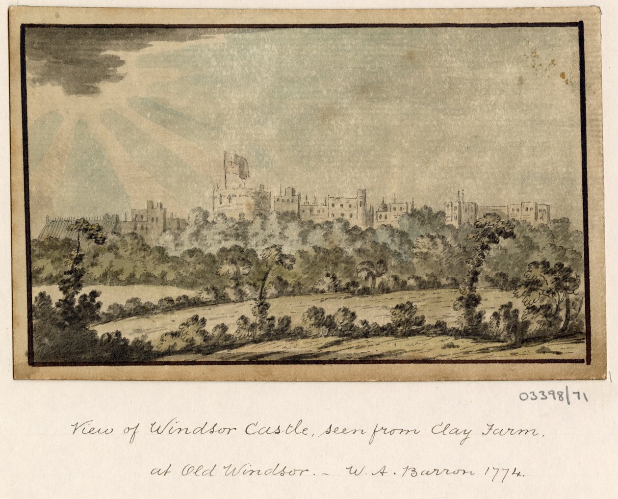 Eine Serie von Skizzen, Ansichten in Großbritannien, dem Kontinent und Amerika 1772-1778 von British School