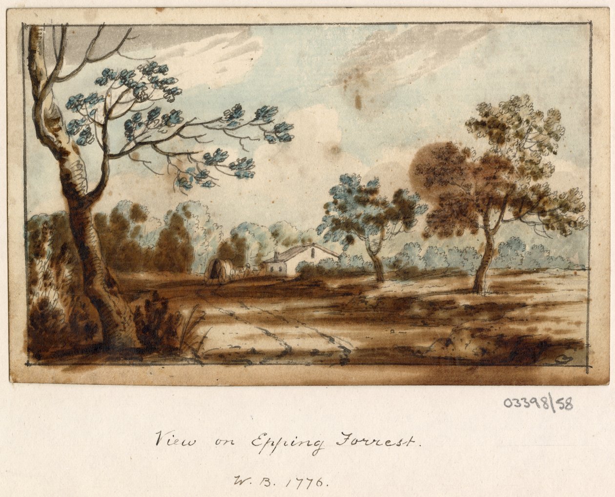 Eine Serie von Skizzen, Ansichten in Großbritannien, dem Kontinent und Amerika 1772-1778 von British School
