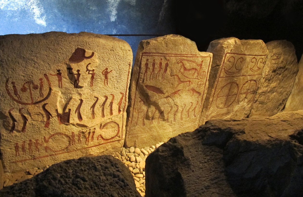 Das Königsgrab bei Kivik Kungagraven, 1. Hälfte des 2. Jahrtausends v. Chr. von Bronze Age culture