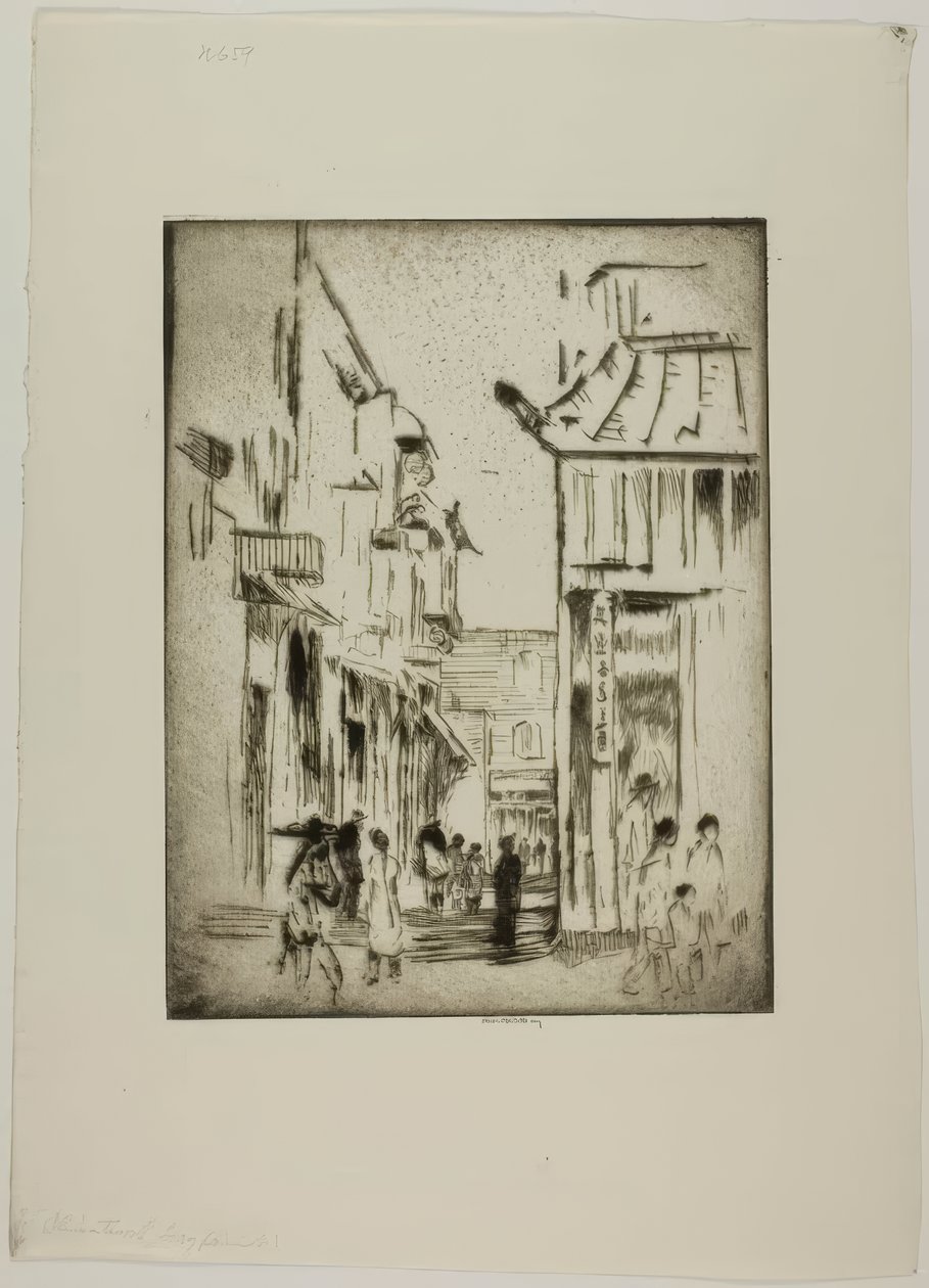 San Francisco - Chinatown von Bror Julius Olsson Nordfeldt