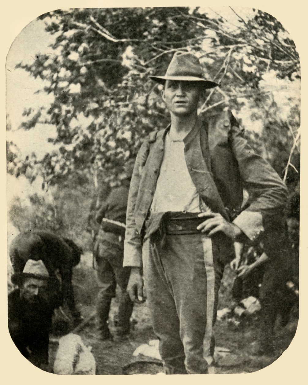 Leutnant Day, K Truppe Rough Riders...Spanisch-Amerikanischer Krieg, Juni 1898, 1899 von Burr McIntosh