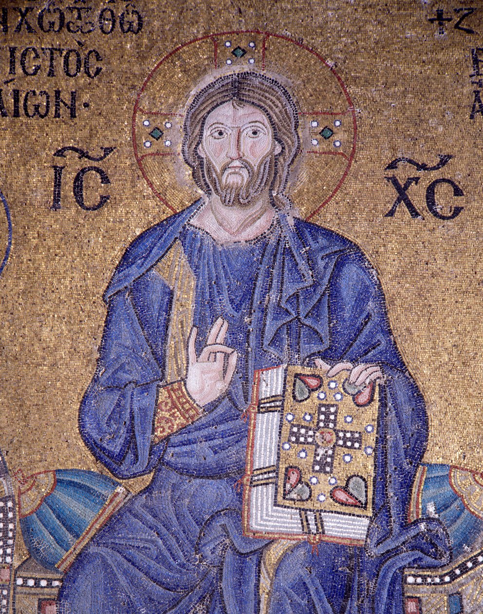 Christus Pantokrator in der Hagia Sophia (Mosaik) von Byzantine