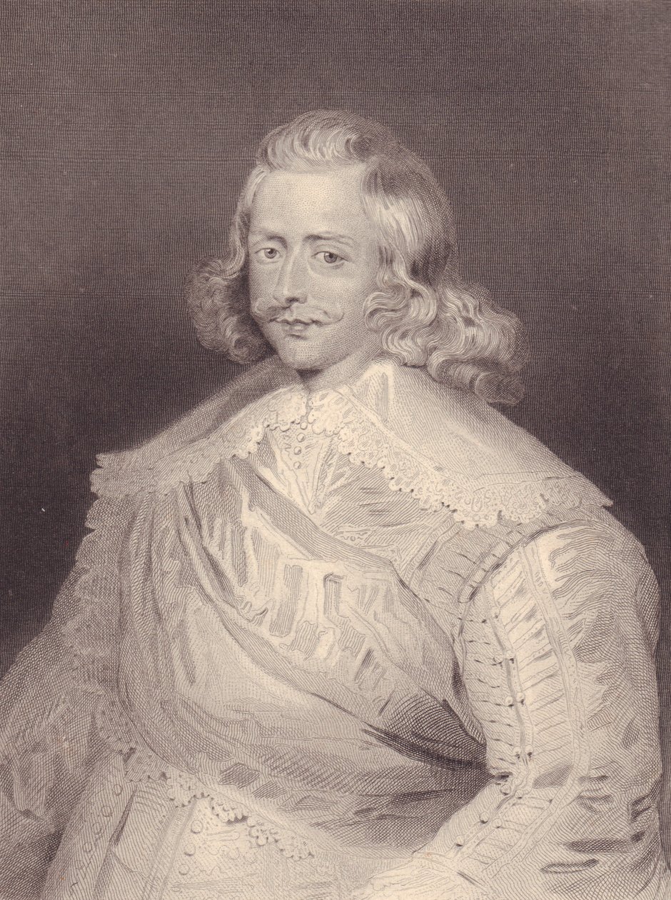 Porträt des spanischen Kardinals und Generals Ferdinand von Habsburg (1609-1641) (Stich) von J.B. and Brown J. Rowbotham