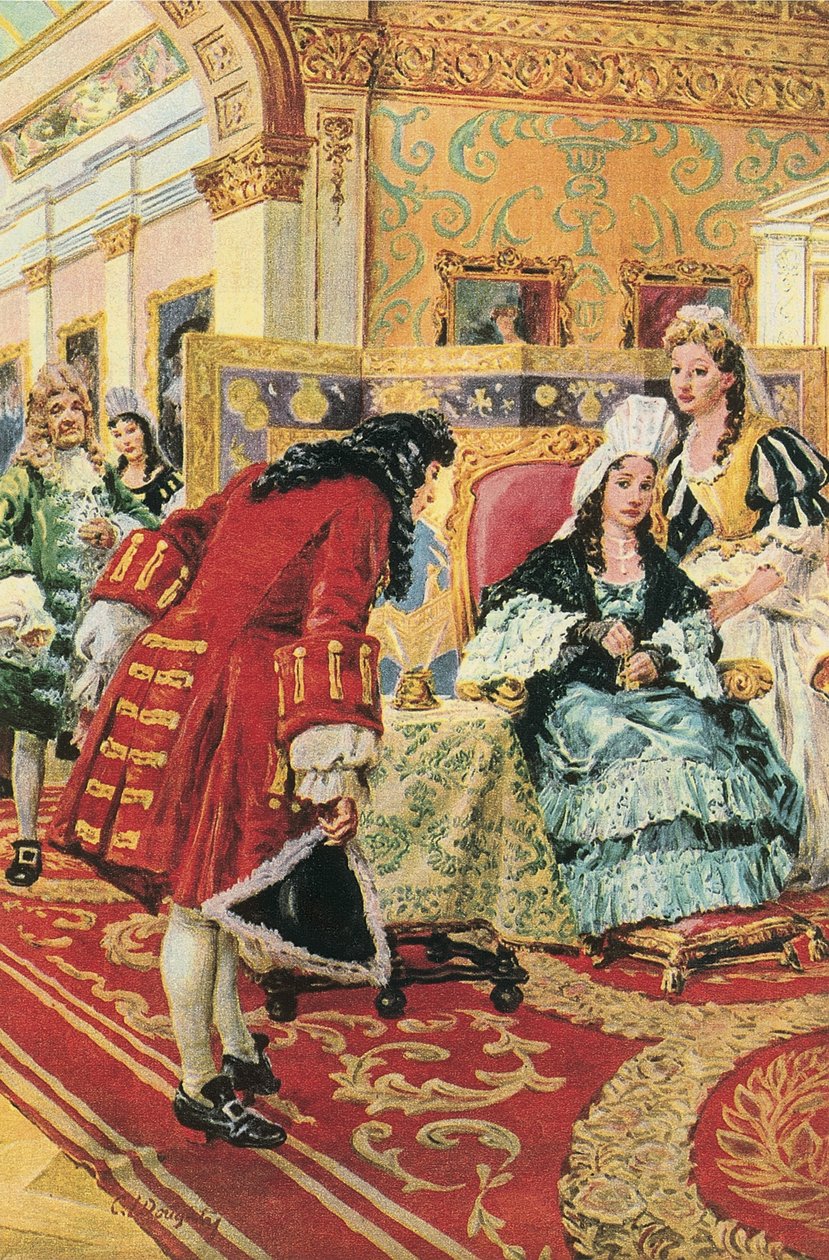 Der Herzog von Marlborough gibt Königin Anne die goldenen Schlüssel zu den königlichen Gemächern zurück von C.L. Doughty