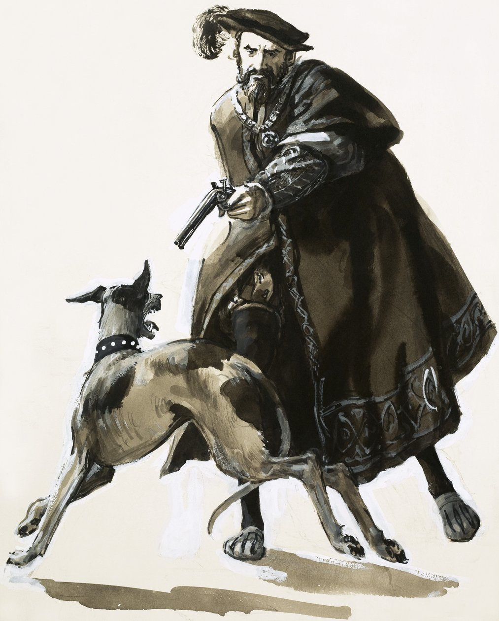 Thomas Seymour erschoss aus Wut einen der Hunde des Königs von C.L. Doughty