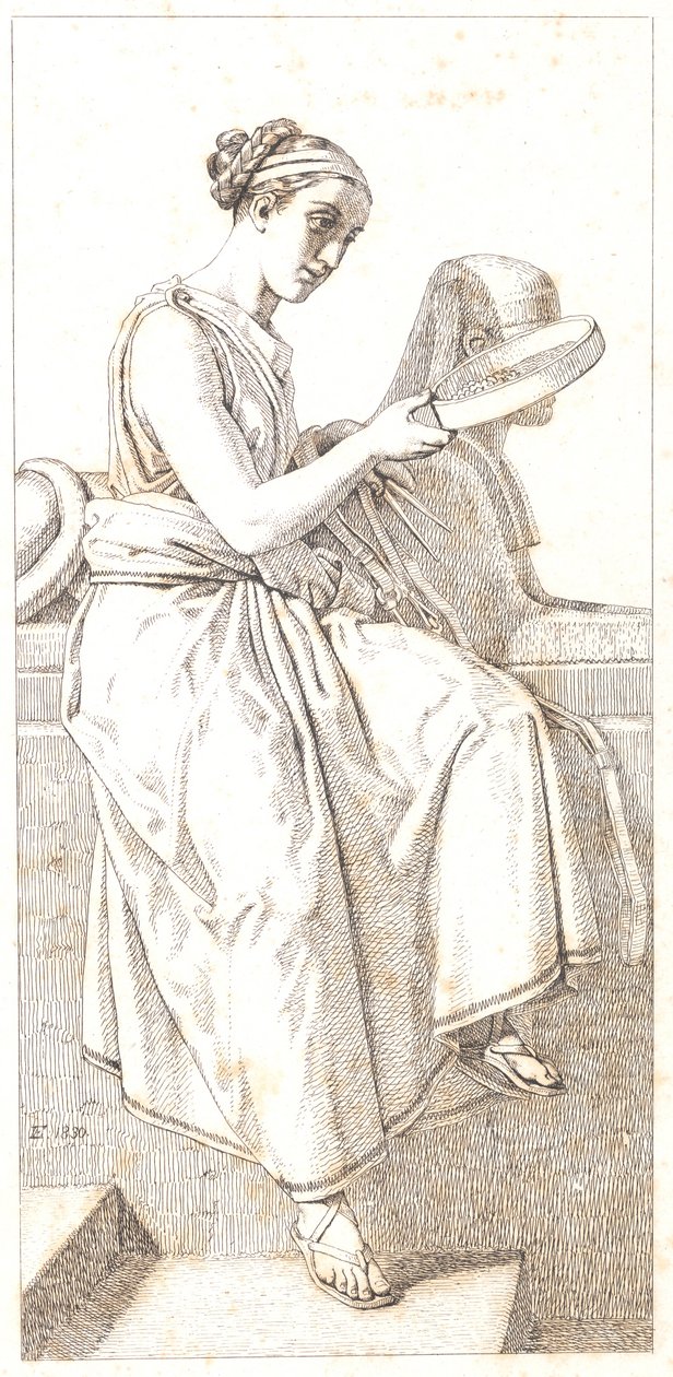 Fornuften. Allegorische Figur von Christoffer Wilhelm Eckersberg