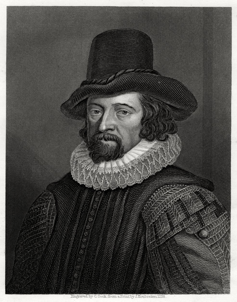 Francis Bacon, Viscount St Albans, englischer Philosoph, Wissenschaftler und Staatsmann (19. Jahrhundert) von C. Cook