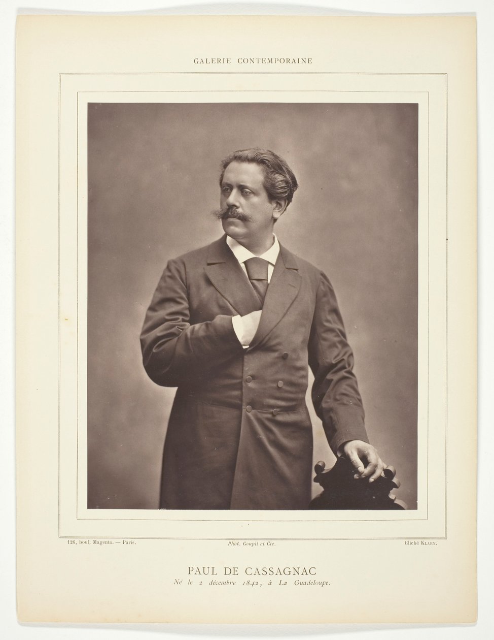 Paul de Cassagnac (französischer Schriftsteller und politischer Journalist, 1842-1904) von C. Klary