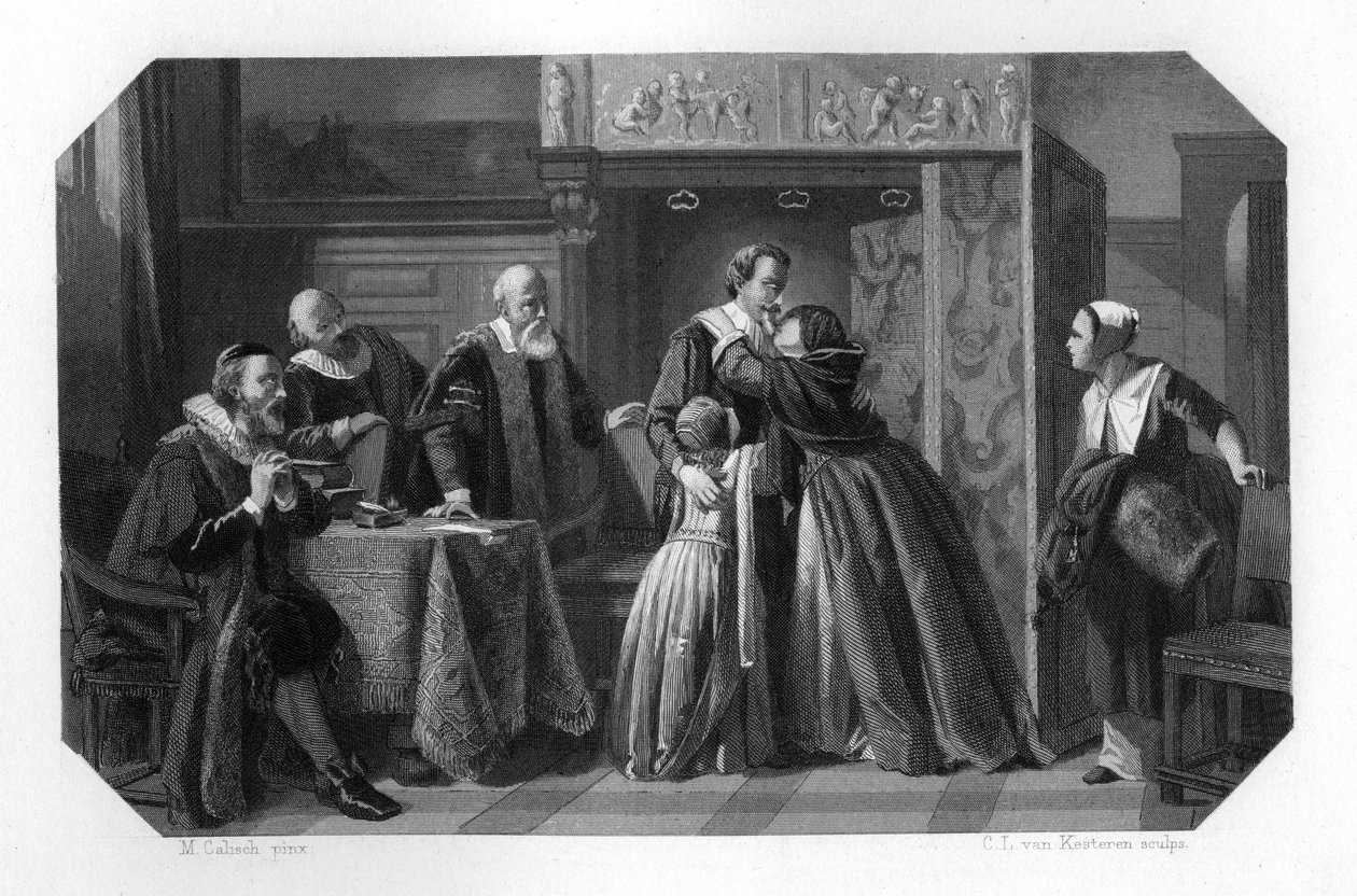 Hugo de Groot Grotius, niederländischer Jurist und Philosoph des 17. Jahrhunderts, um 1870 von Domenico del Barbiere