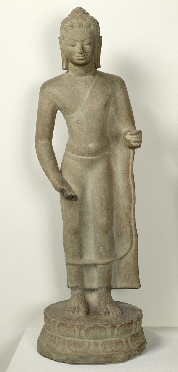 Stehender Buddha, aus Tuol Ta Hoy, Vat Phnom, Udong von Cambodian School