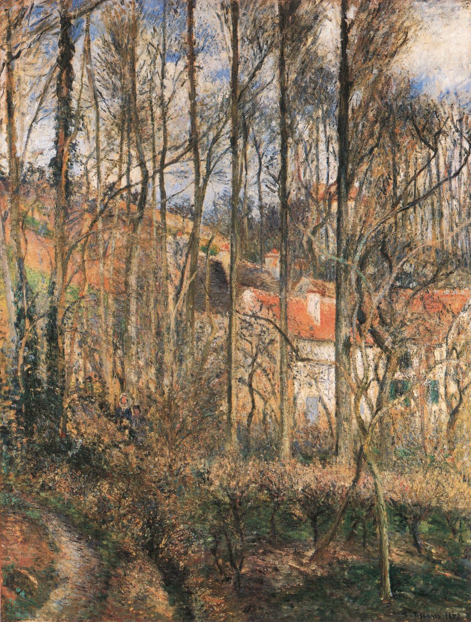Côtes Saint-Denis in Pontoise von Camille Jacob Pissarro