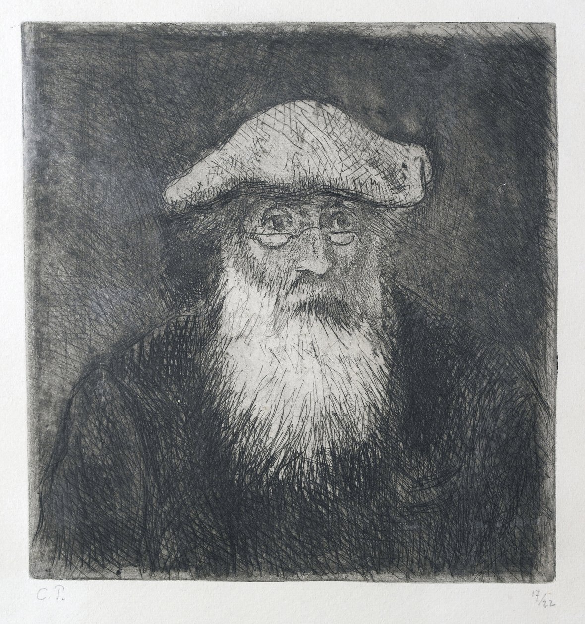 Camille Pissarro, von ihm selbst, ca. 1890 von Camille Jacob Pissarro