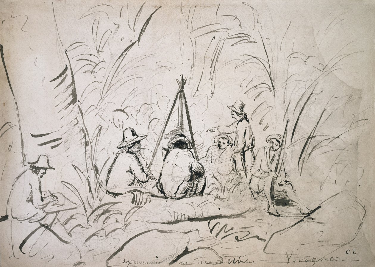 Ausflug nach Mont Avila, Venezuela von Camille Jacob Pissarro