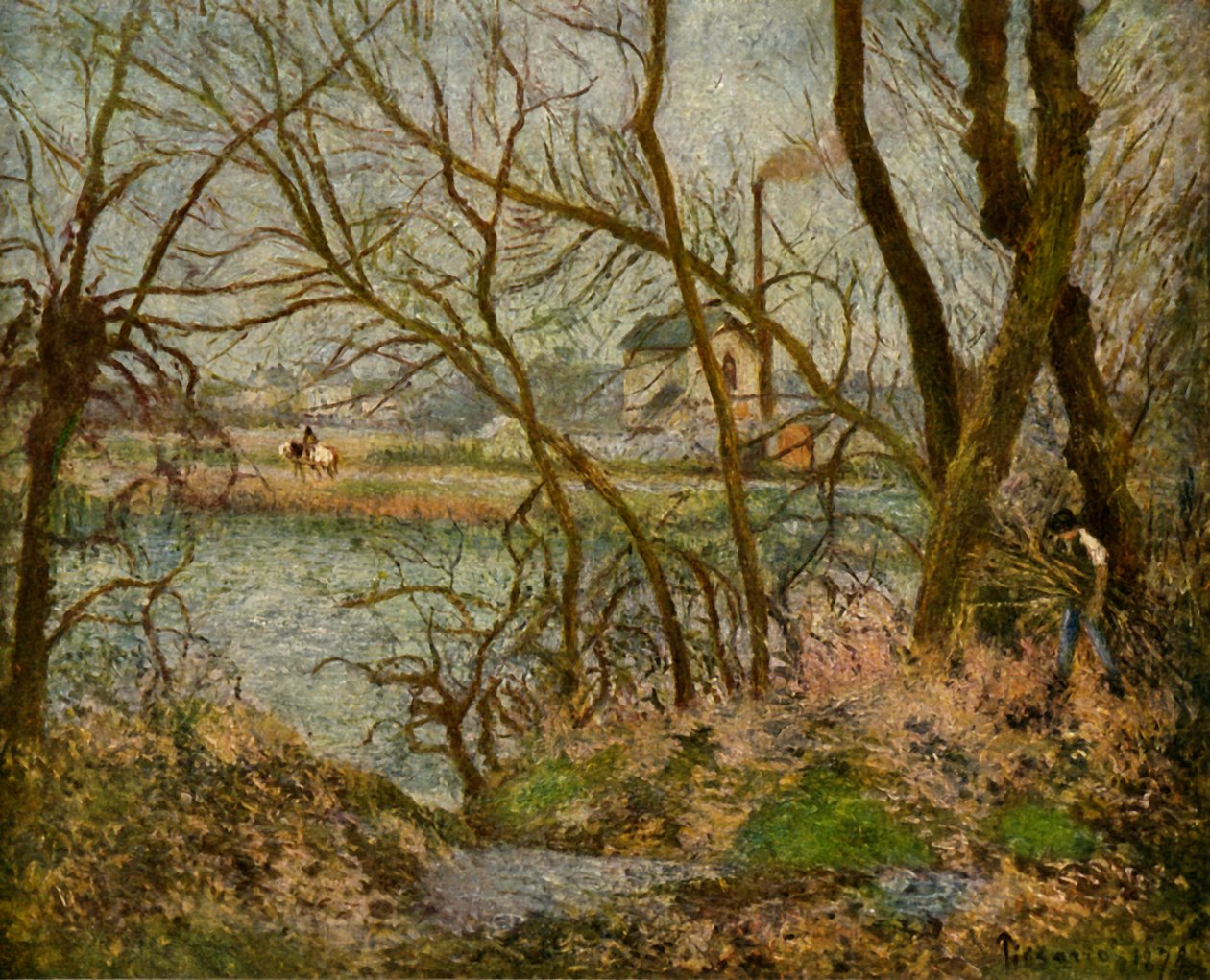 Der Holzfäller, 1878, 1939 von Camille Jacob Pissarro