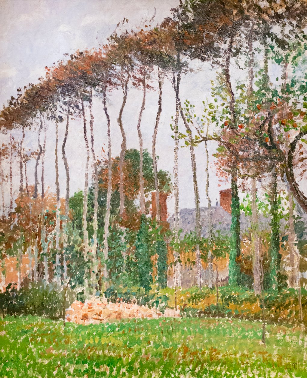 Landschaft bei Varengeville, ca. 1889 von Camille Pissarro