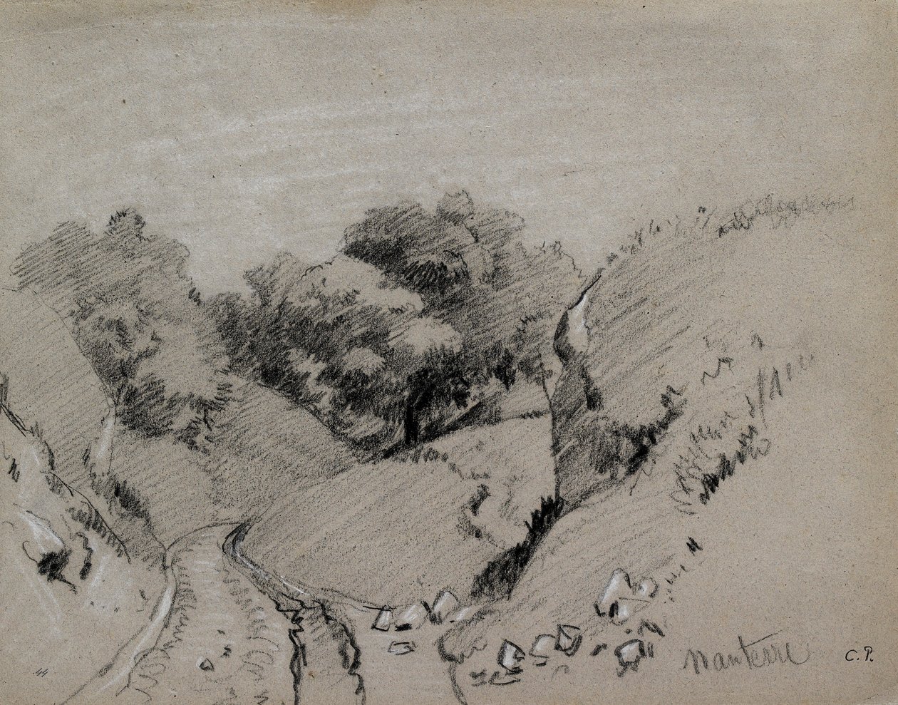 Nanterre von Camille Pissarro