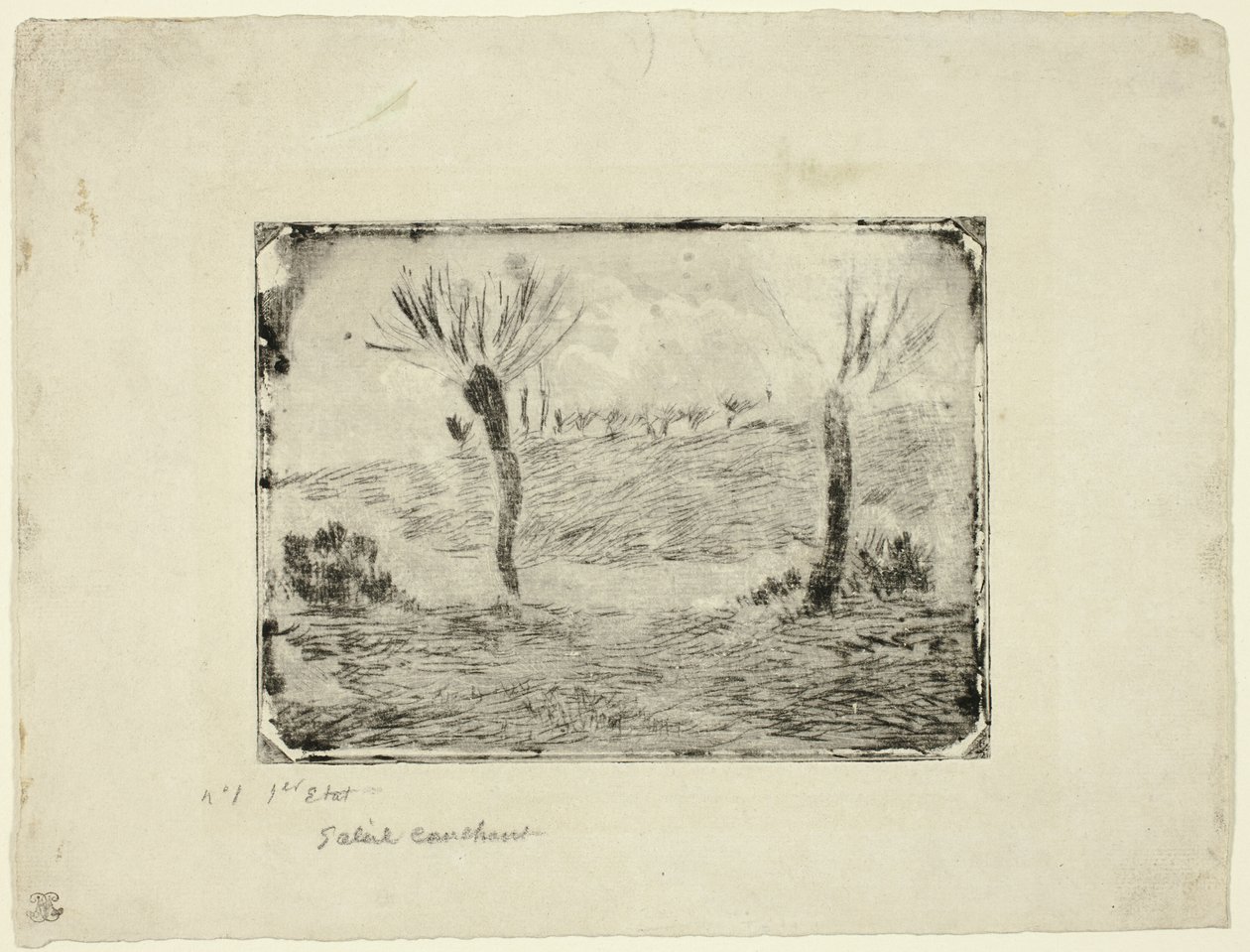 Sonnenuntergang von Camille Pissarro