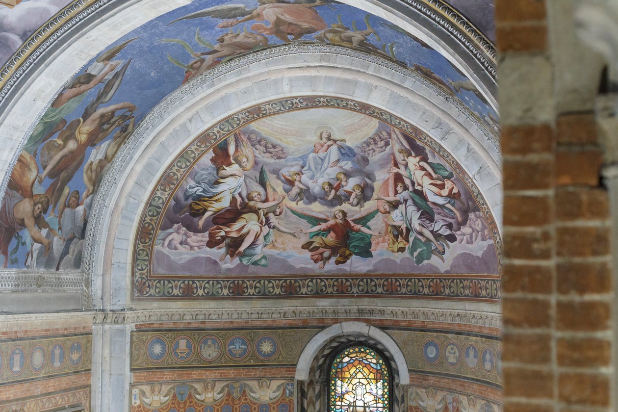 Freskenzyklus der Jungfrau gewidmet, Detail von Camillo Procaccini