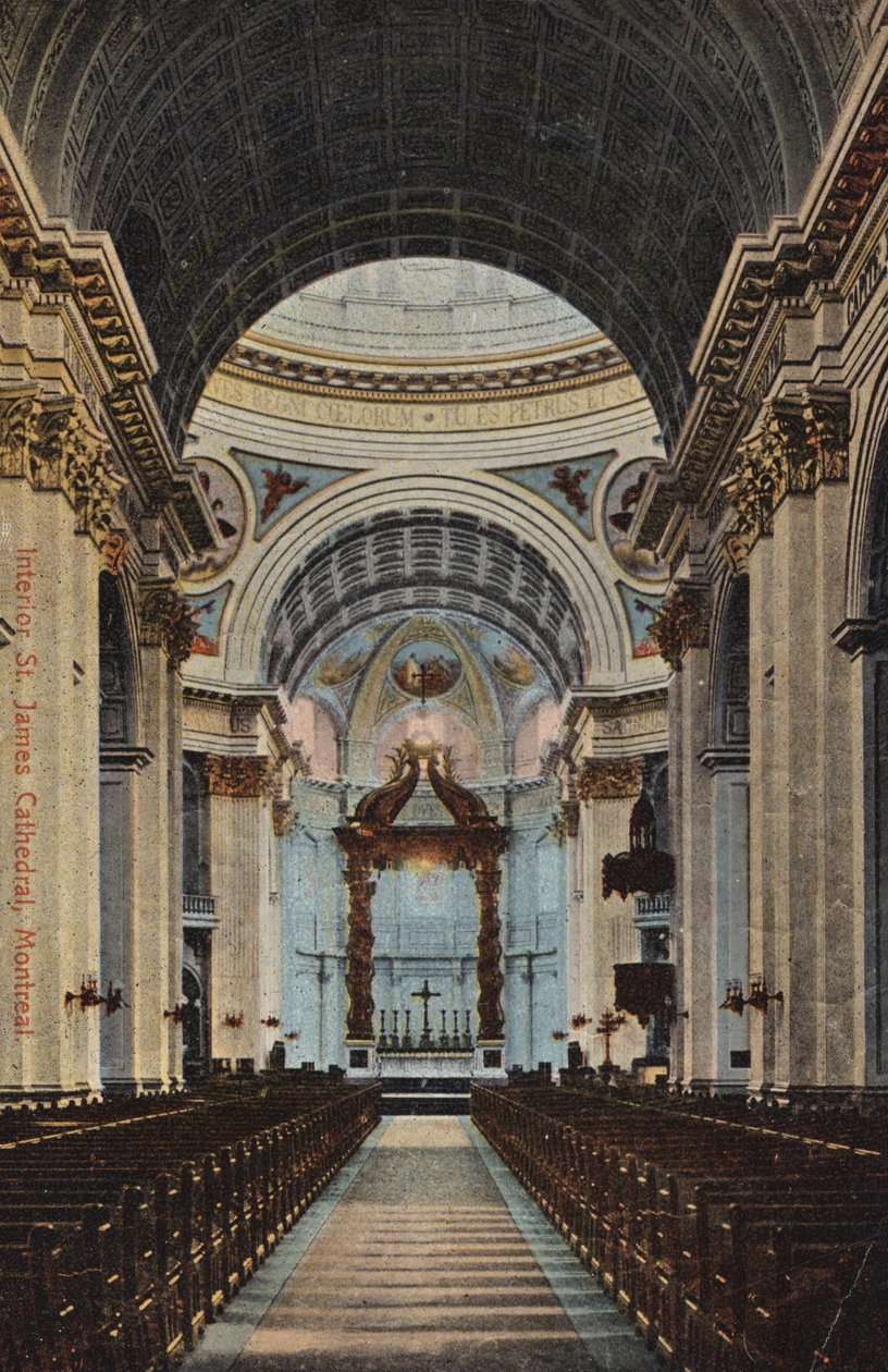 Innenansicht, St. James Kathedrale, Montreal, Kanada von Canadian Photographer
