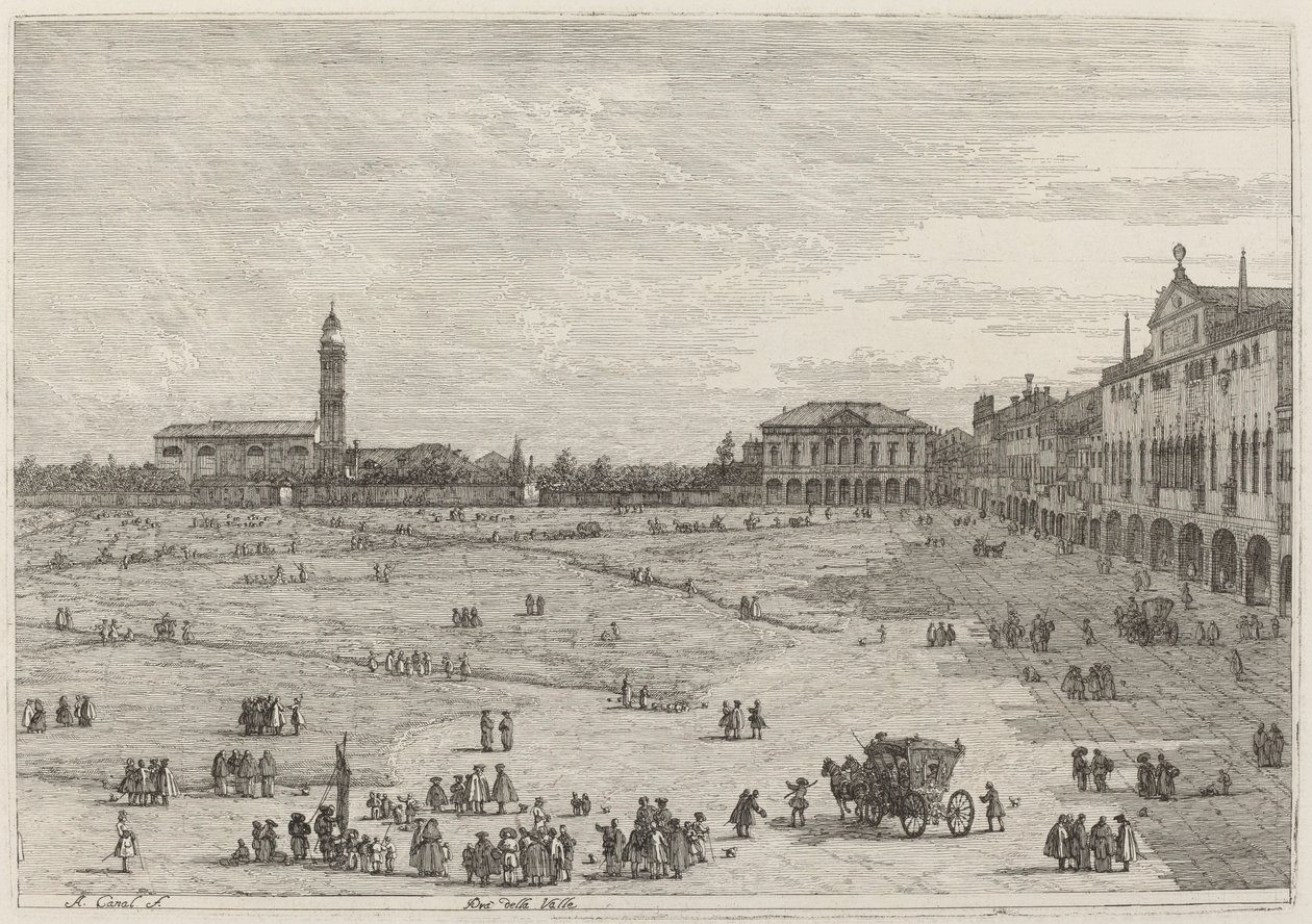Pra della Valle von Canaletto