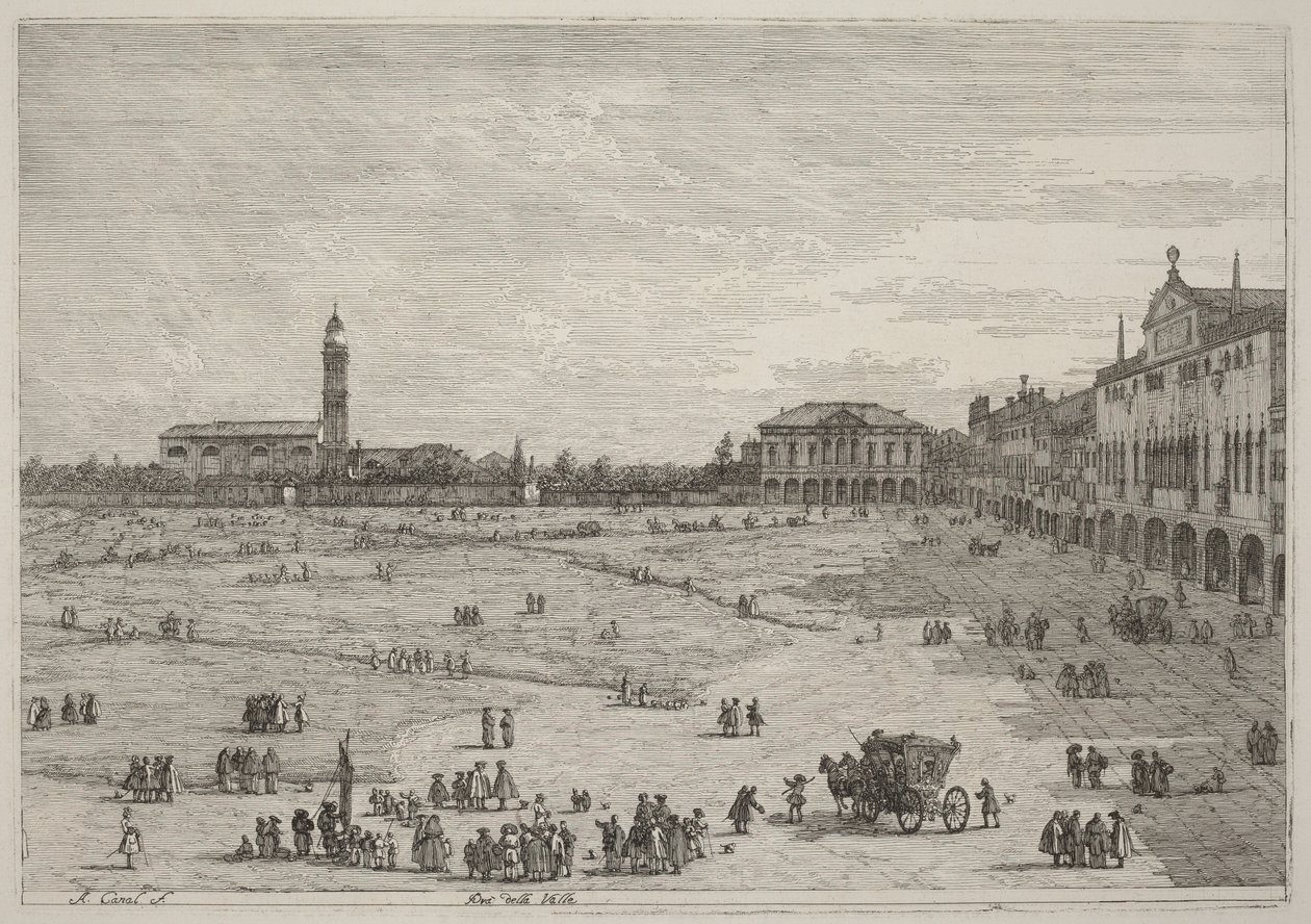 Pra della Valle von Canaletto