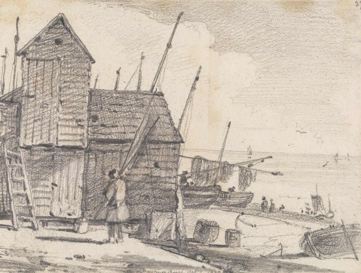 Strand von Hastings, 7. Oktober 1820 von Capt. Thomas Hastings