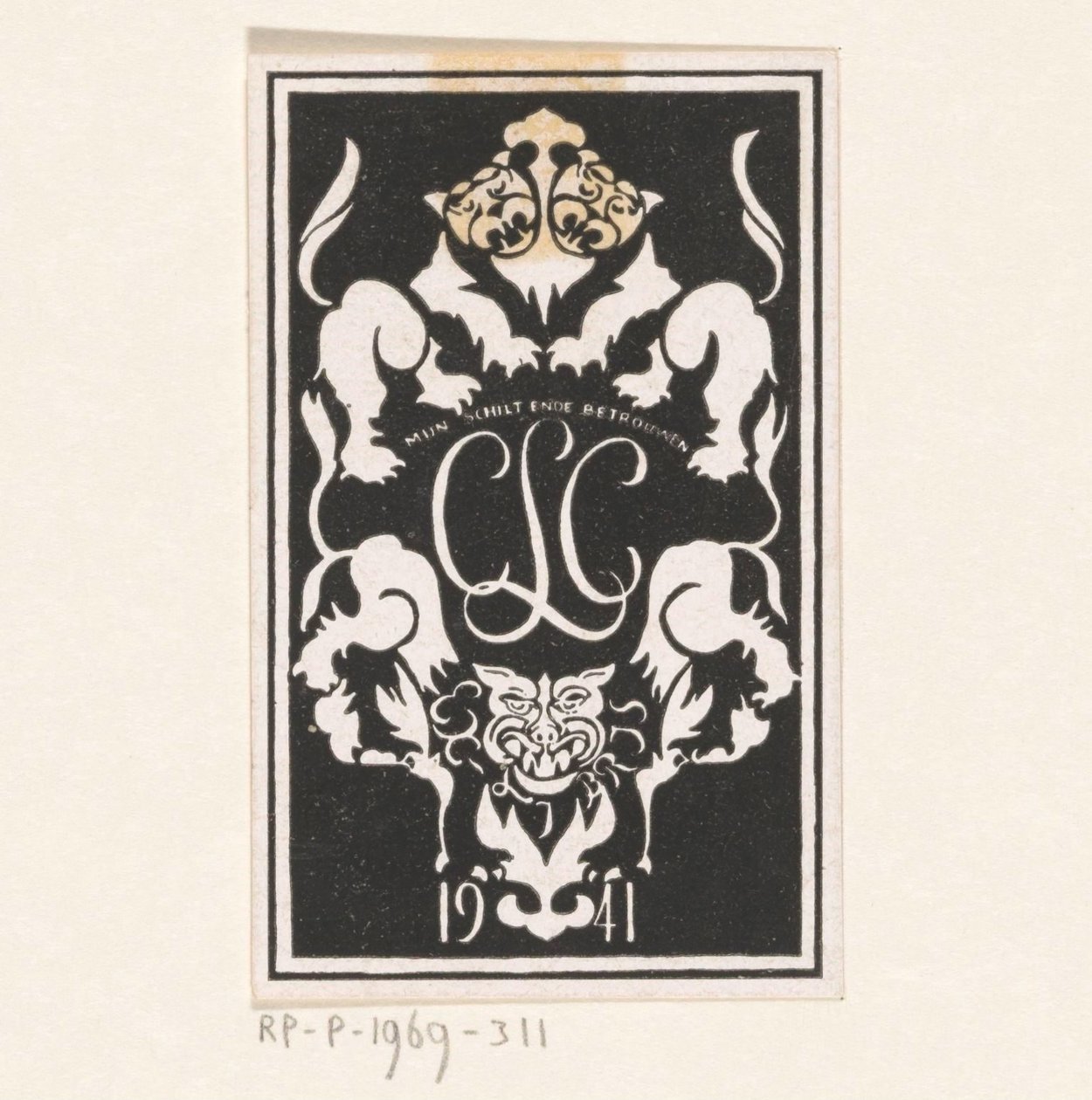 Ex libris von Carel Lion Cachet von Carel Adolph Lion Cachet