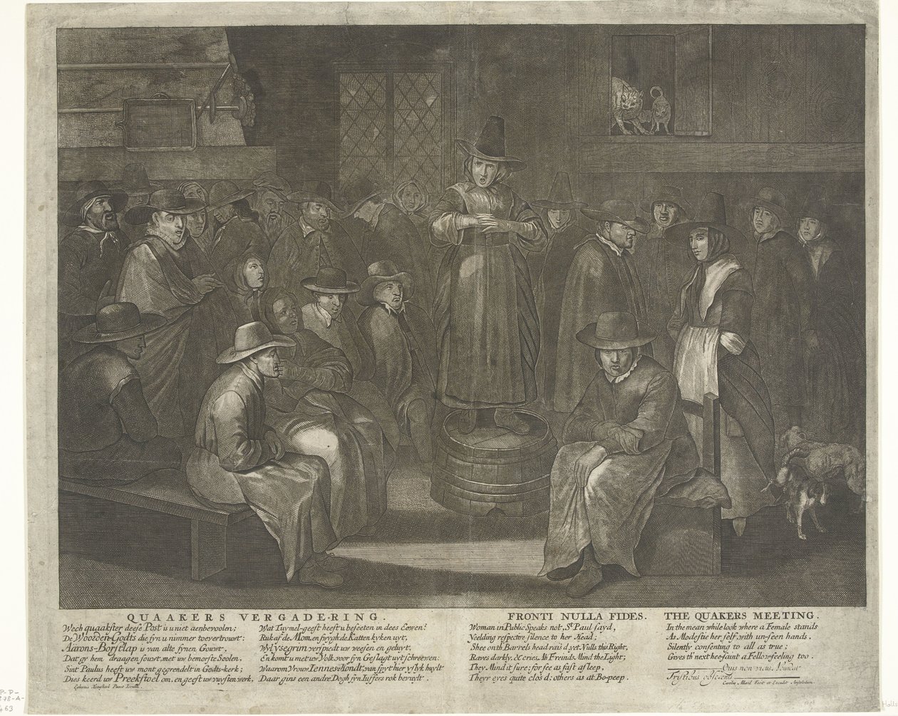 Quäkerversammlung von Carel Allard
