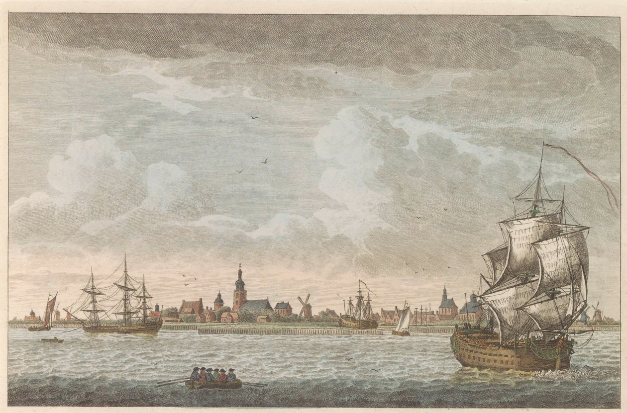 Ansicht von Hoorn, ca. 1790 von Carel Frederik Bendorp (I)