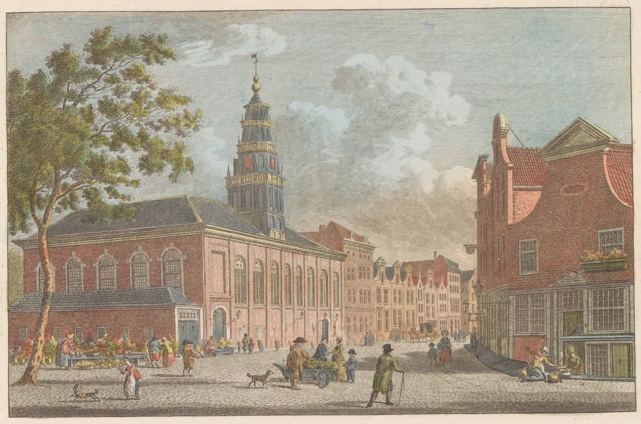 Waalse kerk te Rotterdam, ca. 1790 von Carel Frederik Bendorp (I)