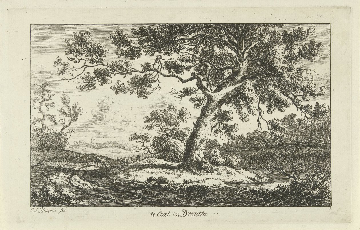 Ruhender Hirte von Carel Lodewijk Hansen