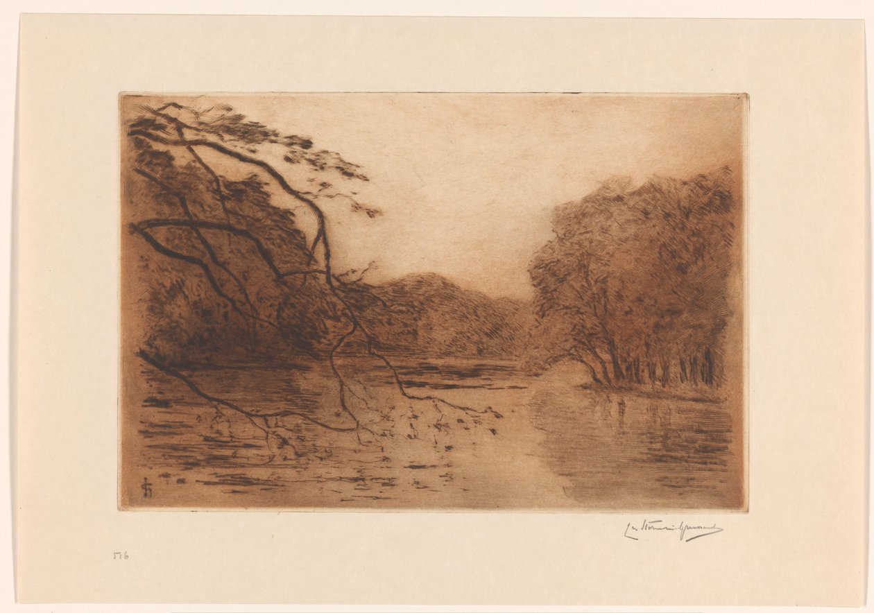 Teich im Haagse Bos von Carel Nicolaas Storm van 
