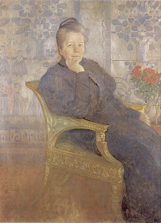 Selma Lagerlöf von Carl Larsson