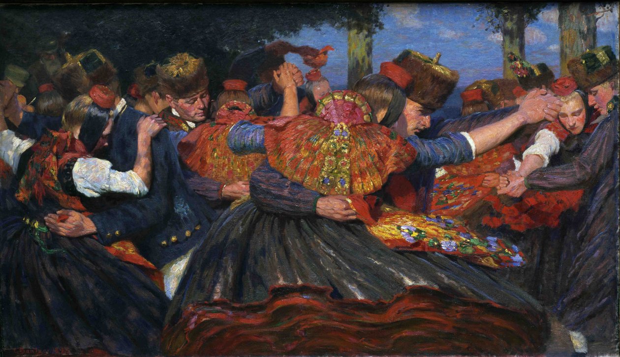Schwälmer Tanz von Carl Ludwig Noah Bantzer