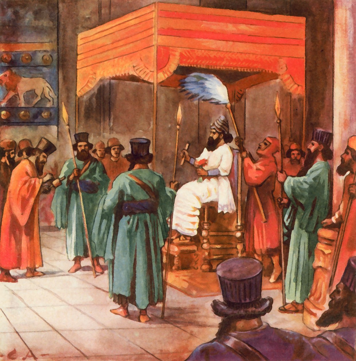 Proklamation des Gesetzes von Hammurabi von Carl Arriens