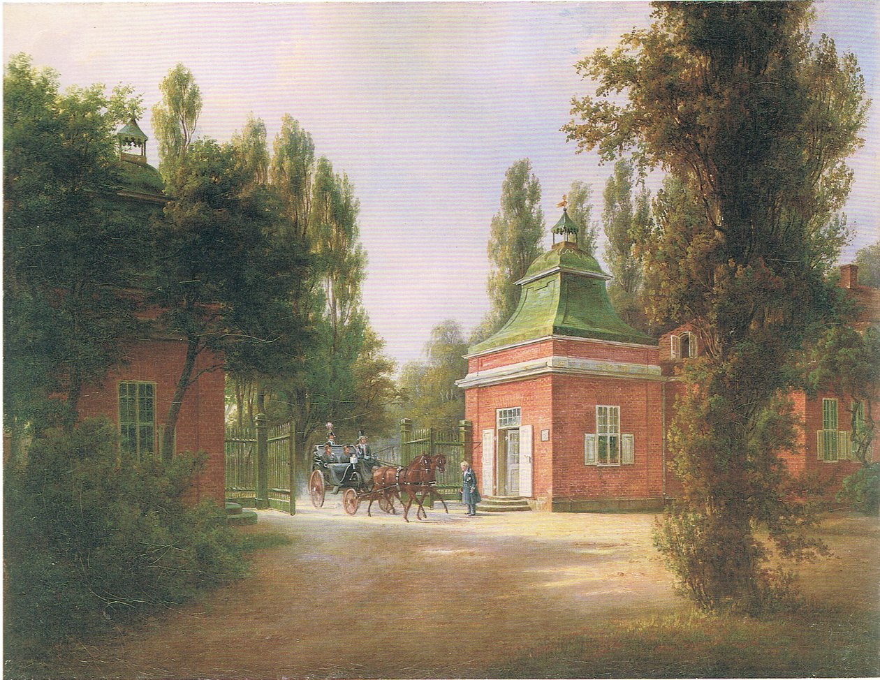 Der Eingang zum Neuen Garten (Potsdam) von Carl Daniel Freydanck