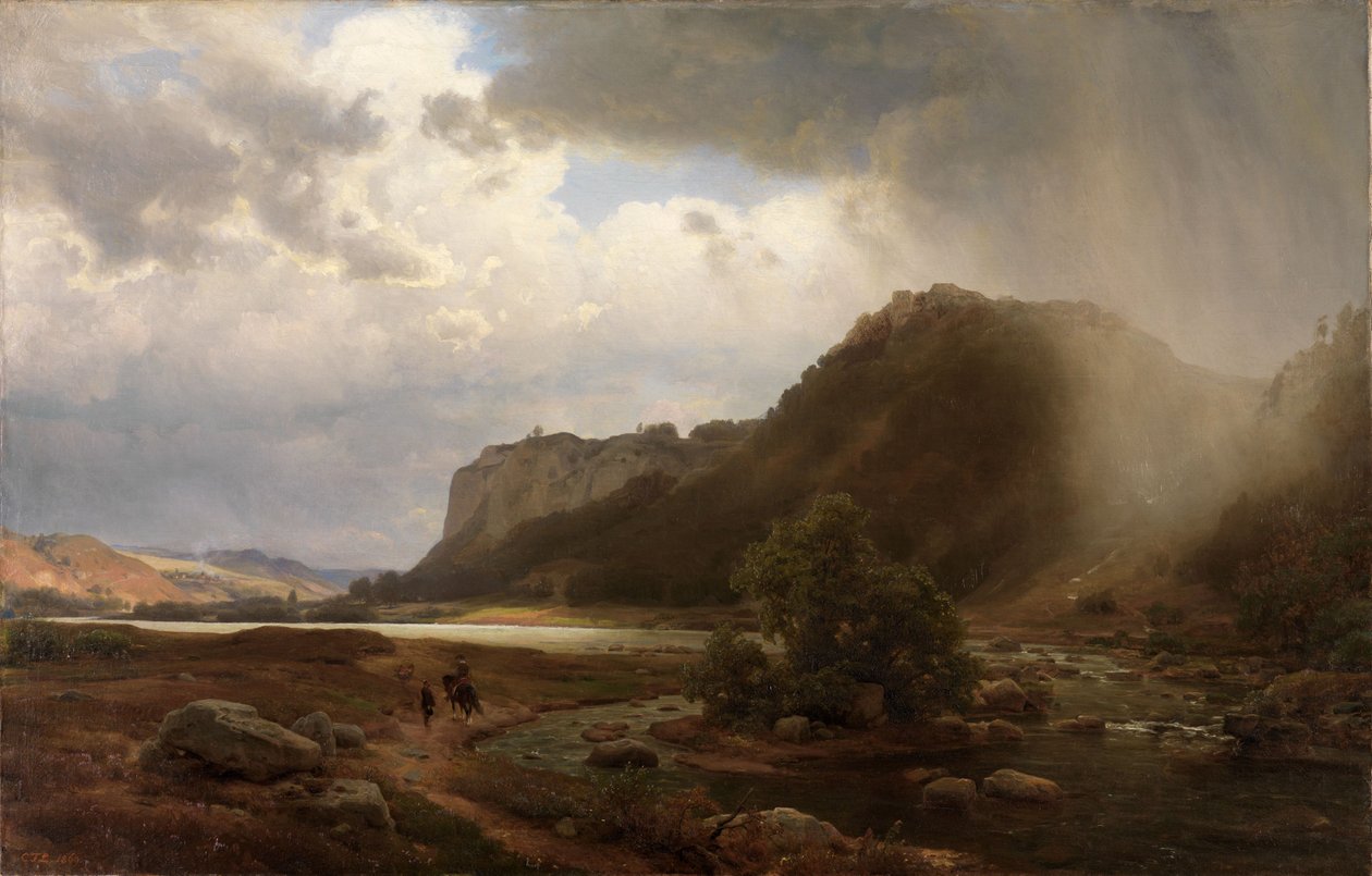 Flusslandschaft von Carl Friedrich Lessing