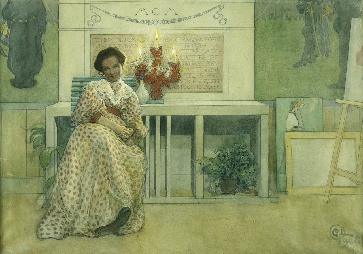 Nach dem Ball von Carl Larsson