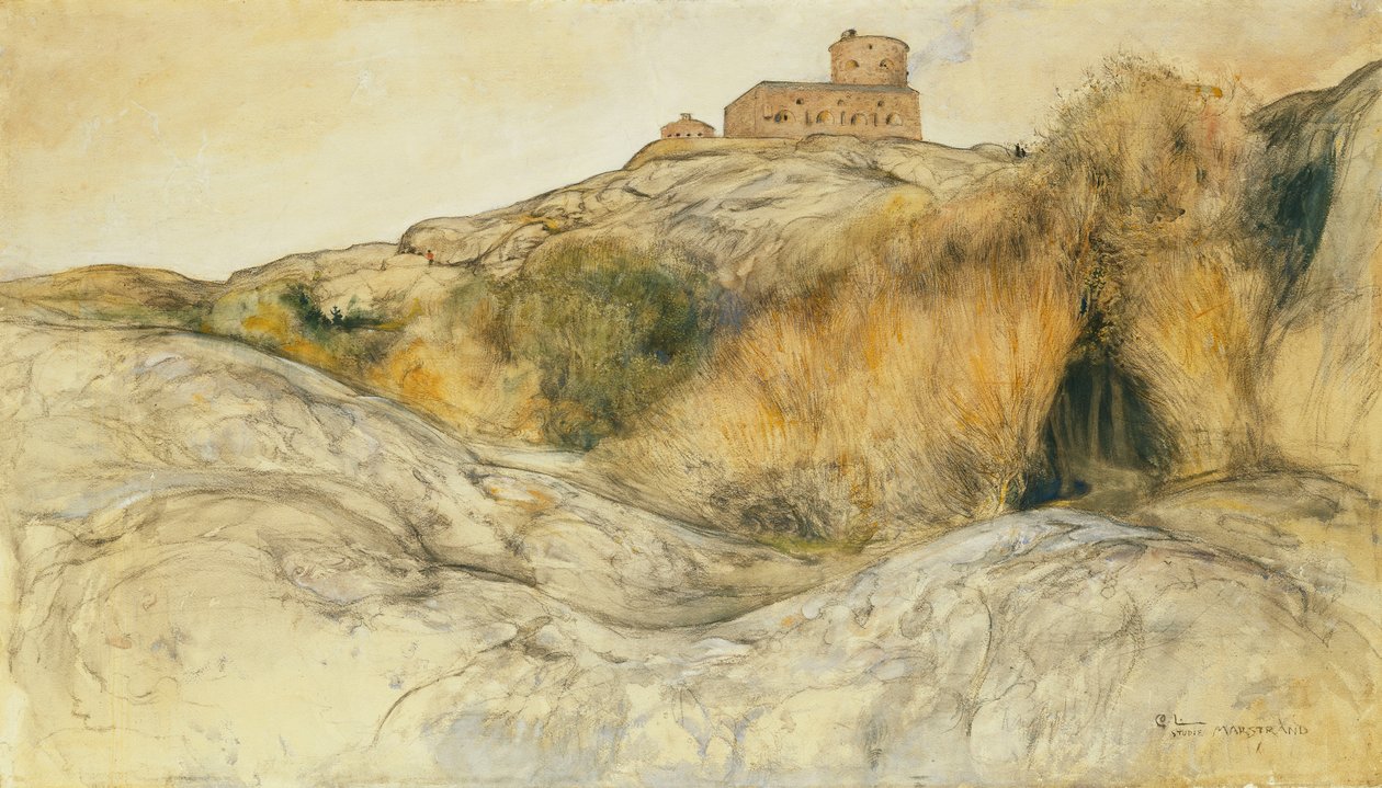 Marstrand Schloss; Marstrands Fästning, 1893 von Carl Larsson