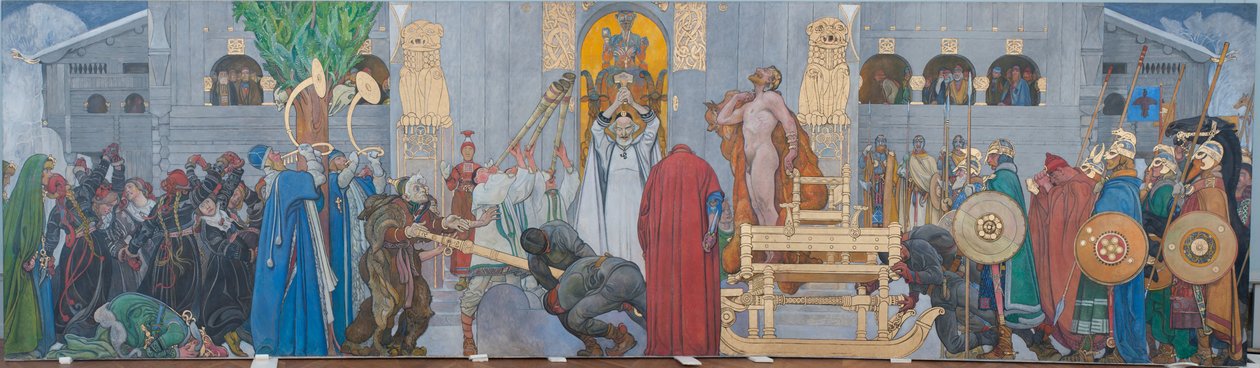 Midvinterblot von Carl Larsson