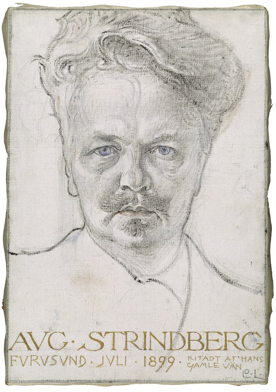 Der Autor August Strindberg von Carl Larsson