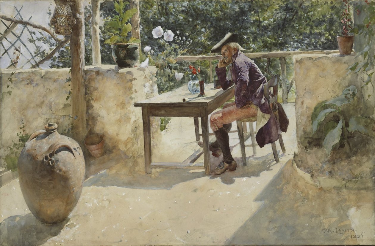 Der Weinstock von Carl Larsson