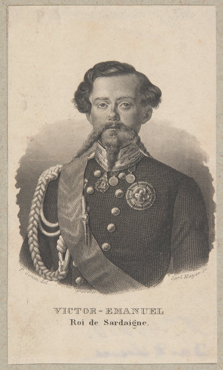 Viktor Emanuel I, König von Sardinien von Carl Mayer