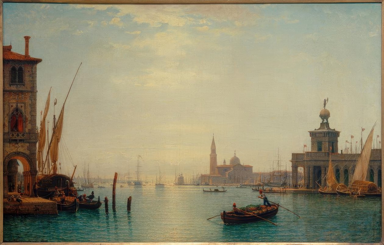 Venedig, Canal Grande, Blick auf S. Giorgio von Carl Morgenstern