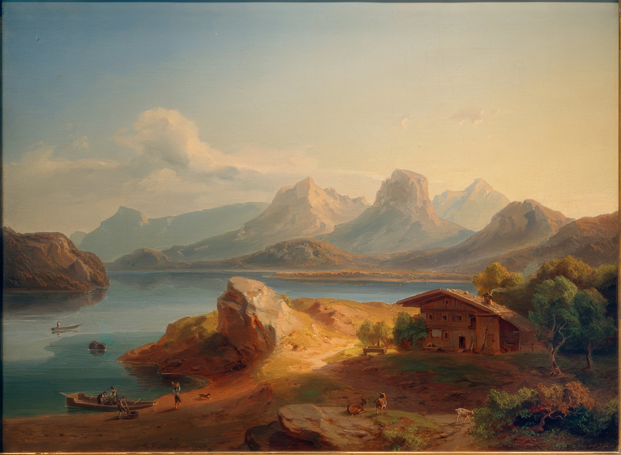 Der Kochelsee von Carl Rottmann: hochwertiger Kunstdruck